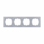 4-fach Rahmen Silber K104/10E EXEN (Karell)