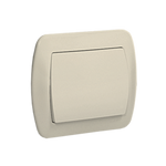 Taster/ Schließer 1polig beige matt 10AX Kontakt Simon AW1/12