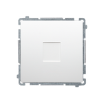 Abedeckung für Rahmen mit Brücke weiß glänzend Kontakt Simon BMPS.01/11