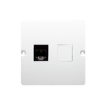 Telefondose 1fach RJ11 weiß glänzend Kontakt Simon BMTF1.02/11