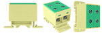 1-TRACK 4-HOLE 35MM2 ZGX 2x35 YELLOW-GREEN SPANEL CONNECTOR