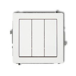 Dreifach-Schaltmechanismus weiß IP20, 10AX 250V~ (Serie/Kategorie: DECO) DWP-7