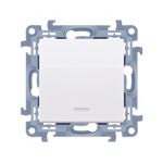 Taste ohne Piktogramm mit LED-Beleuchtung (Modul) 10AX 250V weiß Simon 10