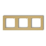 Dreifacher Universalrahmen aus Kunststoff gold IP20 (Serie/Kategorie: MINI) 29MR-3