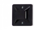 Befestigungselement für Kabelbinder 19x19 mm schwarz op.100 Stk. F-Elektro