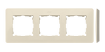 Rahmen 3fach Detail original-mono cremeweiß/ Grundfarbe cremeweiß Kontakt Simon 82 8200630-031