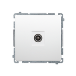 RTV-Endantennendose (Modul) getrennt weiß Kontakt Simon BMAK3.01/11