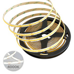 LED-Leiste NASTRO COB 12W/m 480LED/m 4000K dimmbar 12V DC IP22 5m EDO777649 EDO Solutions