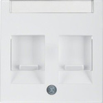 Z.-Stk. mit Staubschutzschiebern u. Beschriftungsf. S.1/B.3/B.7 polarweiß glänz. 11818989 HAGER