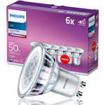 Satz von 6x Classic 50W GU10 CW 36D ND 6CT/4 LED-Glühbirne