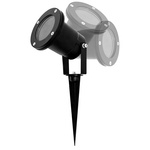 Gartenstrahler mit Erdspieß GU10 IP65 schwarz aluminium HORTUS EDO