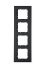 Rahmen 4fach B.7 anthrazit, matt Berker 10146626