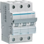 3-poliger Überstromschutzschalter 6kA Charakteristik C 20A 3 Module MCN320 Hager