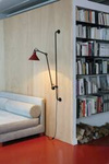 Lampe Gras N214 Wandleuchte Mattschwarz