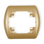 Horizontaler Rahmen einzeln gold metallic IP20 (Serie/Kategorie: TREND) 8RH-1