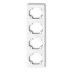 Vierfacher Vertikalrahmen weiß IP20 (Serie/Kategorie: LOGO) LRV-4