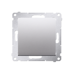 Schalter (Modul) einpolig mit Schraubklemmen silber Simon 54 Premium Kontakt Simon DW1A.01/43