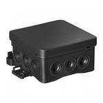 Aufputz-Installationskasten NS5 FASTBOX&HOOK 75x40x75 schwarz IP54 Simet