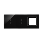 Touchpanel 3 Module 2 Touchfelde vertikal 2 Touchfelde vertikal und Platz erstarrte Lava DSTR3330/73