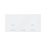 Wippe iO Jalousietaster mattweiß Simon 100