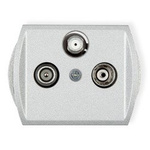 Mechanismus des Teilnehmeranschlusses RTV SAT Endanschluss, 1,5 dB silber 7GS