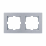 2-fach Rahmen Silber K102/10E EXEN (Karell)