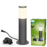 Grundausstattung 1Stück LV LED Pfosten 2700K 600lm IP44 35cm anthrazit Philips