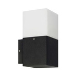 Aussenwandleuchte GRYF Aussenleuchte hermetisch IP44 schwarz quadratisch E27 03652 Struhm