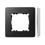 1-fach Rahmen Detail original-premium Graphit / Aluminium Basis Simon 82 Detail