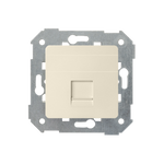 Abdeckung für UAE- Dose RJ45 1fach beige matt Kontakt Simon 82 82005-31