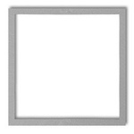 Füllrahmen, einzeln,  DECO-Baureihe silber metallic (Serie/Kategorie: ERGÄNZENDE PRODUKTE) 7DRW-1