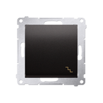 Treppenschalter (Modul) mit Aufdruck und Anthrazit matt Kontakt Simon 54 Premium DW6A.01/48