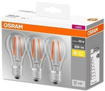 Satz von 3x FILAMENT E27 6.5W 2700K 806lm Osram Glühbirne
