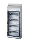 Automatengehäuse Aufputz grau 4x12 IP54 HENSEL KV 4548