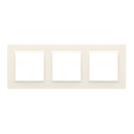 3-fach Rahmen cremefarben Simon 10