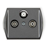 Mechanismus des Teilnehmeranschlusses RTV SAT Endanschluss, 1,5 dB graphit 11GS