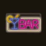 Neon PLEXI LED BAR mehrfarbige Wandleuchte FPNE01 T-000201 PLASTROL