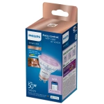 Smart LED-Glühbirne GU10 4,7W = 50W 2200-6500K + RGB 345lm 36° WiFi WiZ Philips