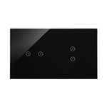 Touchpanel 2 Module 2 vertikale Touchfelde und 2 horizontale Touchfelde Farbe: Lava DSTR223/73