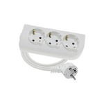 Steckdosenleiste Mehrfachsteckdose weiß Schuko1,5m 10A 250V Elgotech