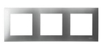 Dreifach-Rahmeneinheit SZAFIR Silver Ospel