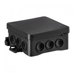 Aufputz-Installationskasten NS6 FASTBOX&HOOK 85x40x85 schwarz IP54 Simet