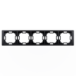 Rahmen 5-fach  graphit matt Kontakt Simon BMRC5/28