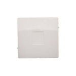 Abdeckung für Rahmen 1fach ohne Brücke weiß glänzend Kontakt Simon BMP/11