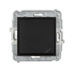 Treppenhaus-Schaltmechanismus schwarz matt IP20, IP44, 10AX 250V~ (Serie/Kategorie: MINI) 12MWP-3
