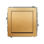 Kreuzschaltmechanismus gold IP20, IP44, 10AX 250V~ (Serie/Kategorie: DECO) 29DWP-6