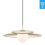 Sarah runde E27 Gold Metall Pendelleuchte MDM-4000/1 GD Italux