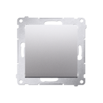 Taster Wechsler (Modul) 1 polig Steckklemmen Silber Simon 54 Premium Kontakt Simon DP1.01/43