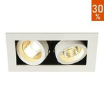 Deckeneinbauleuchte Kadux 2 weiß GU10 SLV 115521