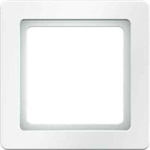 Rahmen 1fach Q.1 polarweiß, Samt Berker  10116089